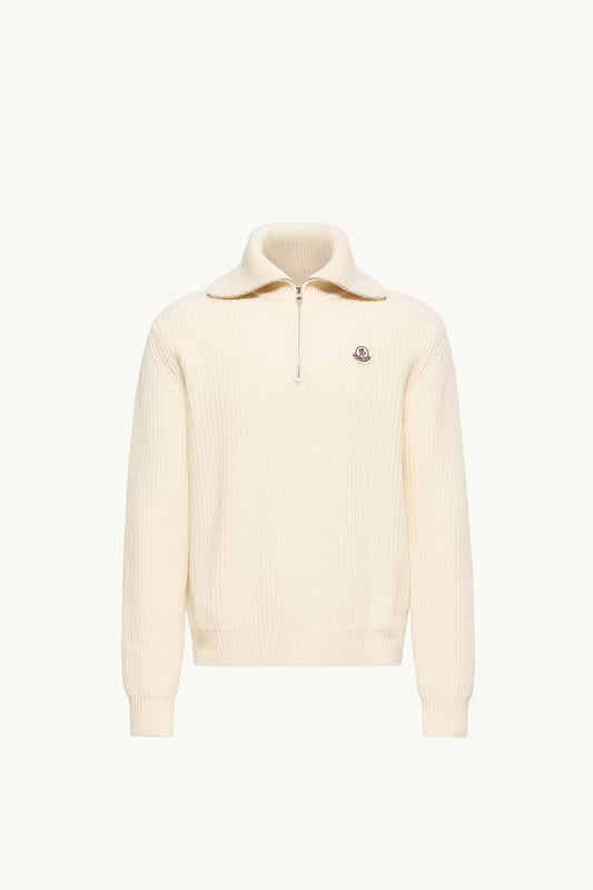 Logo Rib Wool Turtleneck