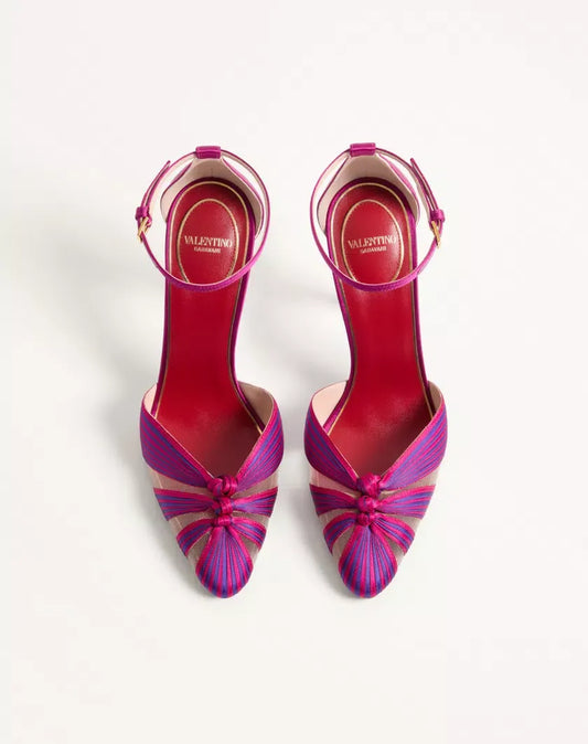 Annine Pump in Satin 100mm