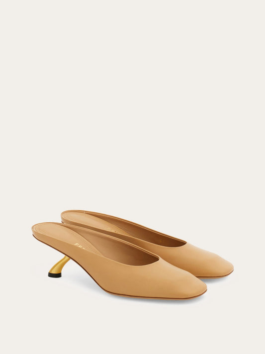 S-shaped Heel Mule