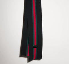 Striped Wool Cashmere Jacquard Scarf