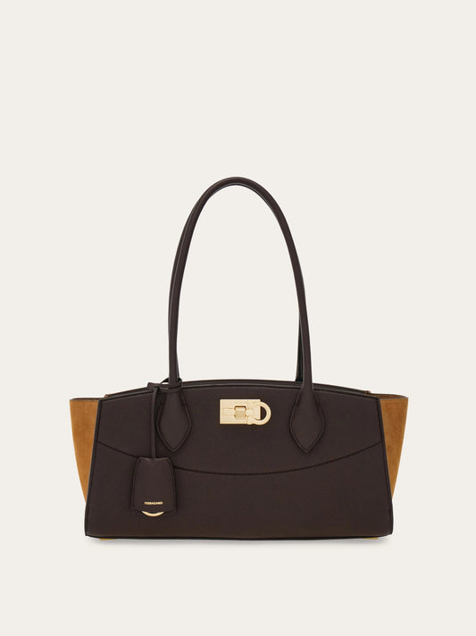 New Ferragamo Studio Soft Bag East West (m)