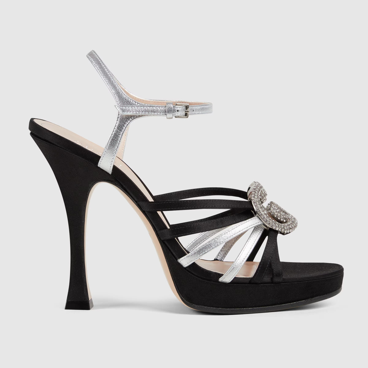 Women's Pump With Crystal Interlocking G