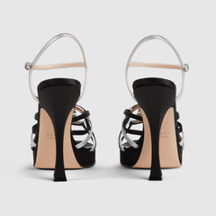 Women's Pump With Crystal Interlocking G