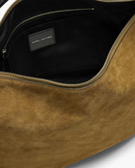 Scene Large Shoulder Bag In Suede