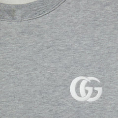 Cotton Jersey Sweatshirt With Embroidery