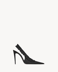 Madeleine Slingback Pumps In Silk Taffeta