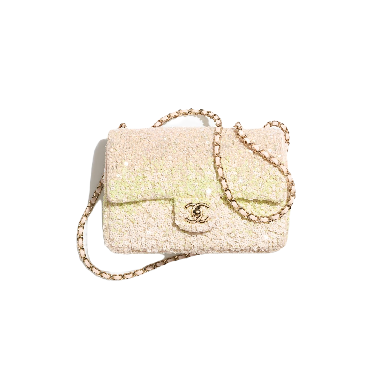 chanel small classic handbag grained calfskin
