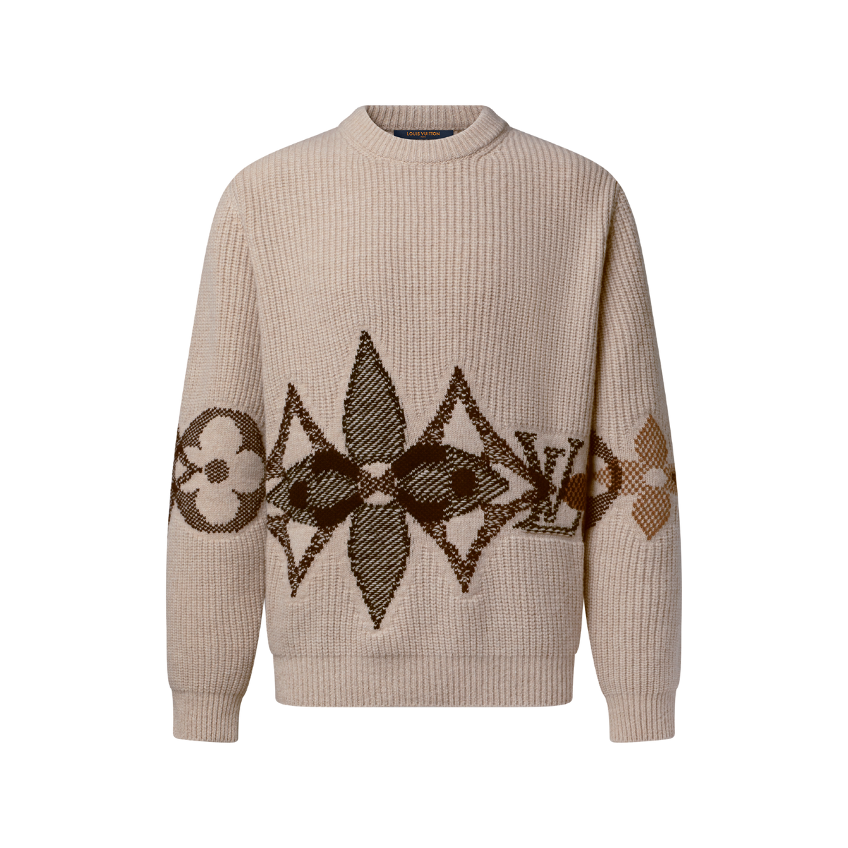 Graphic Knitted Crewneck