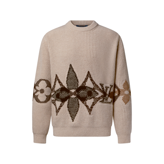 Graphic Knitted Crewneck