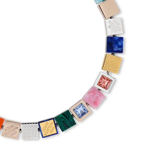 Lv Cube Necklace