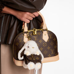 LV Cute Bunny Bag Charm