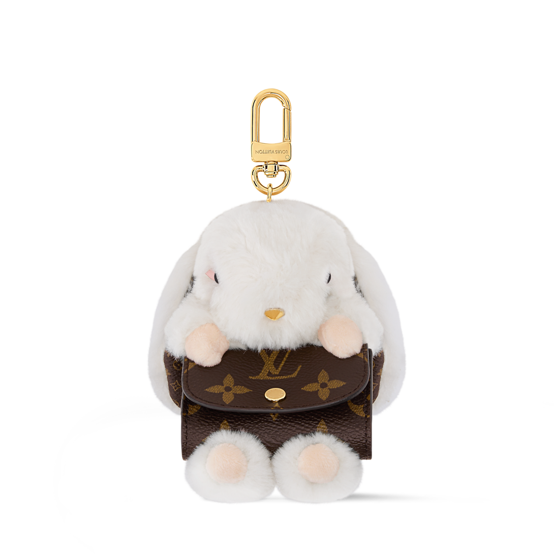LV Cute Bunny Bag Charm