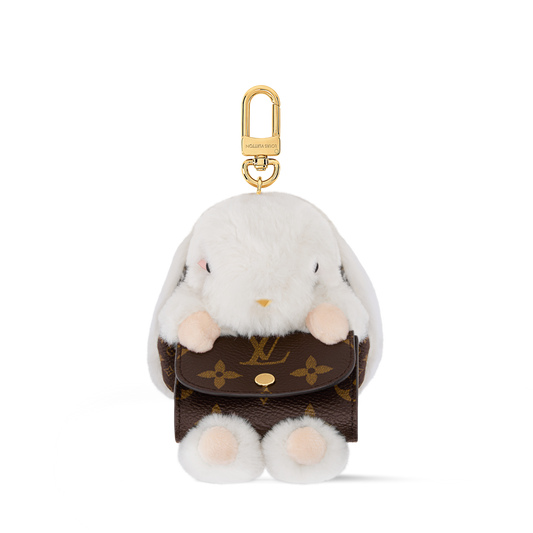 LV Cute Bunny Bag Charm