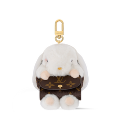 LV Cute Bunny Bag Charm
