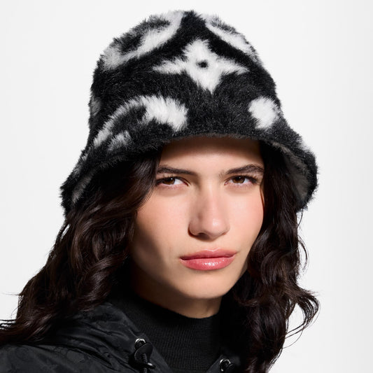 LV Fluffy Monogram Hat