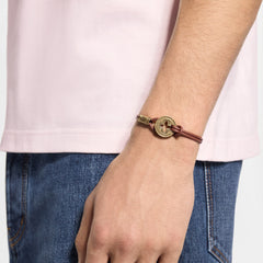 LV Tic Tac Toe Leather Bracelet