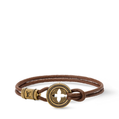 LV Tic Tac Toe Leather Bracelet