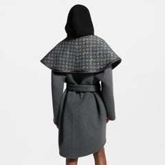 Oversized Collar Wrap Coat