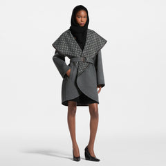 Oversized Collar Wrap Coat