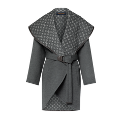 Oversized Collar Wrap Coat
