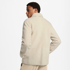 Shearling Workwear Overshirt
