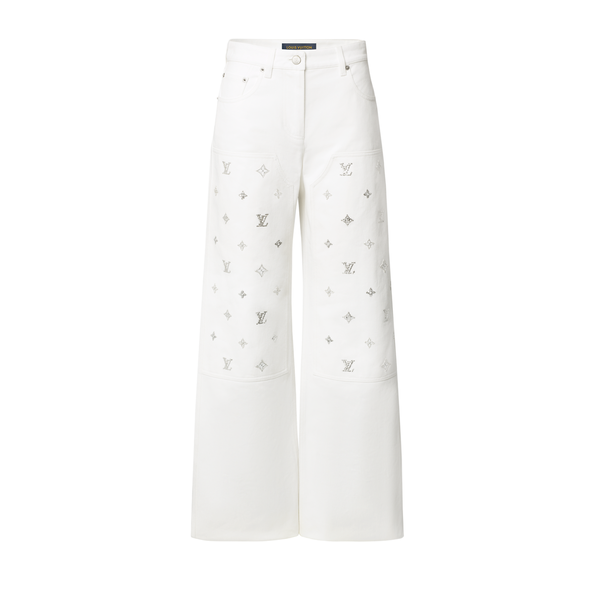 Signature Sequin Wide-leg Jeans