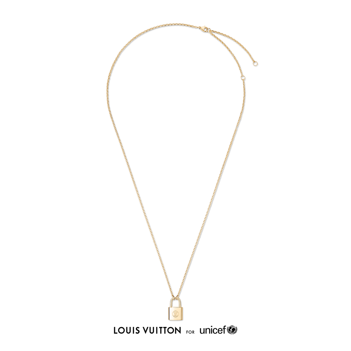 Silver Lockit Exclusive Gold Edition Pendant, Yellow Gold