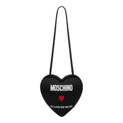 Moschino Heartbeat Shoulder Bag In Love We Trust
