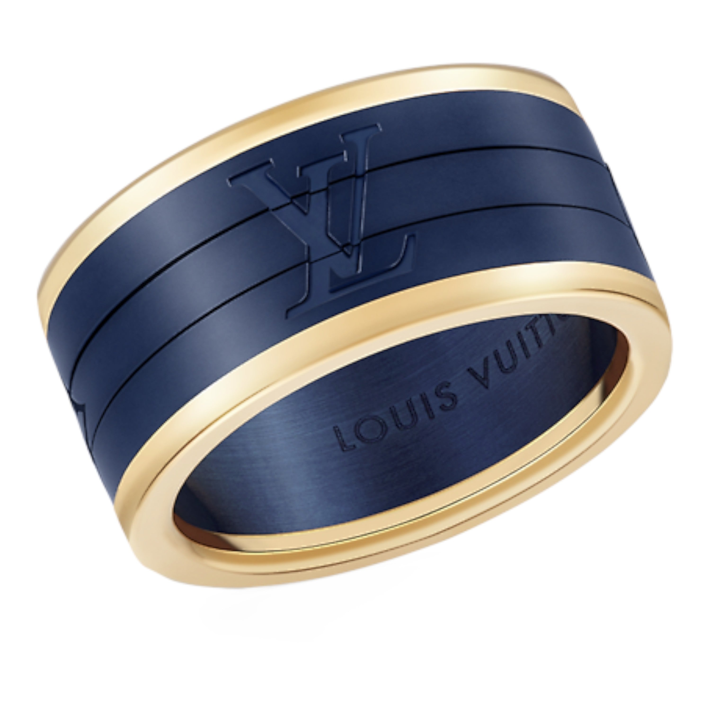 Les Gastons Vuitton Puzzle Ring, Yellow Gold and Titanium