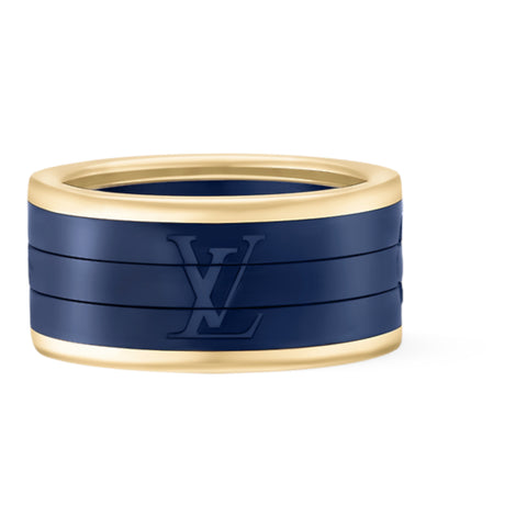 Les Gastons Vuitton Puzzle Ring, Yellow Gold and Titanium