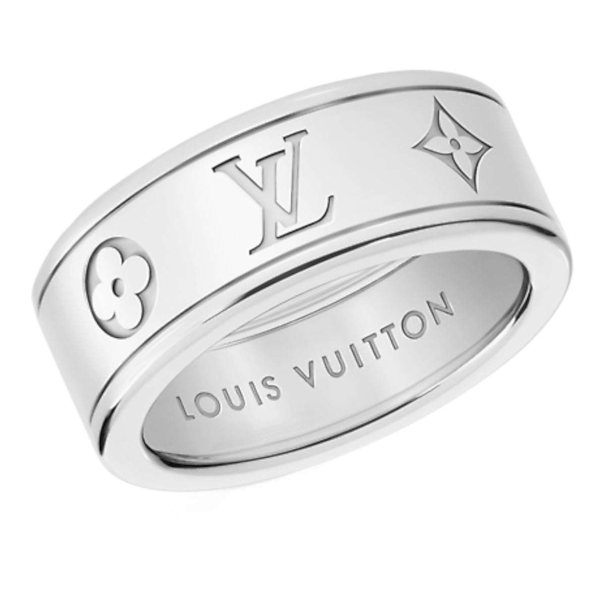 Les Gastons Vuitton Small Ring, White Gold