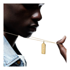 Les Gastons Vuitton Large Tag Pendant, Yellow Gold