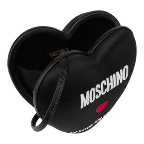 Moschino Heartbeat Shoulder Bag In Love We Trust
