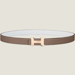 Mini Constance belt buckle & Reversible leather strap 24 mm