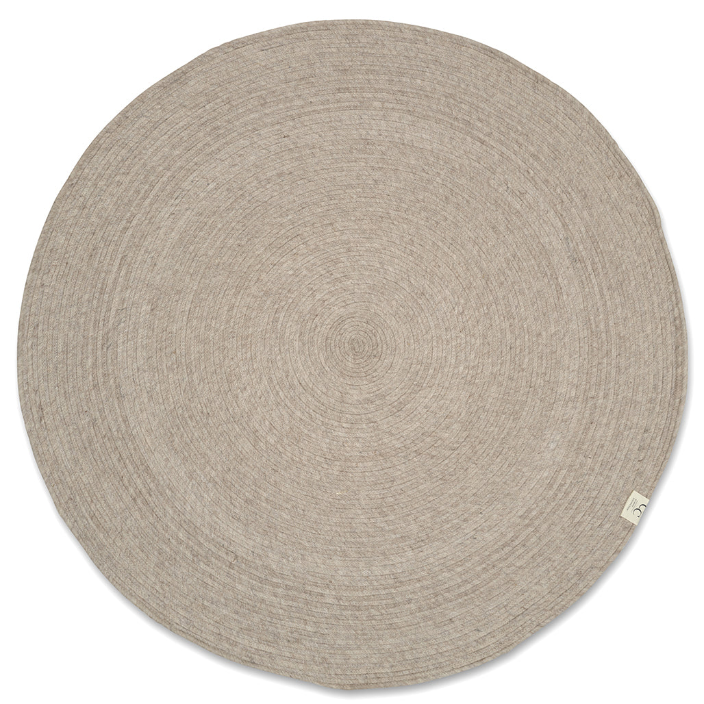 Merino Round Rug Oat