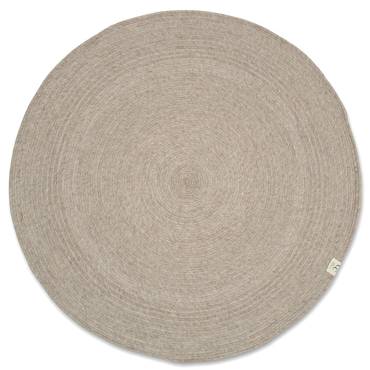 Merino Round Rug Oat