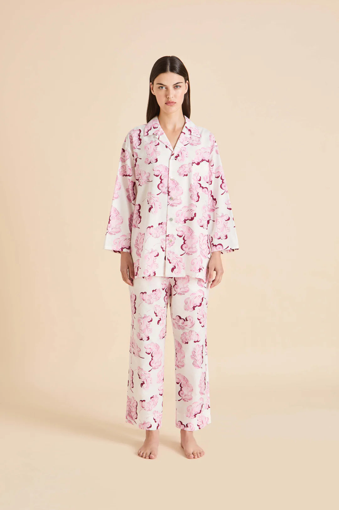 Casablanca Plume Pink Feather Pyjamas