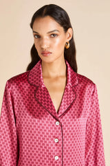 Lila Dita Pink Geometric Pyjamas