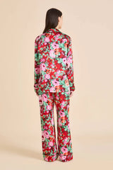 Lila Moulin Red Floral Pyjamas
