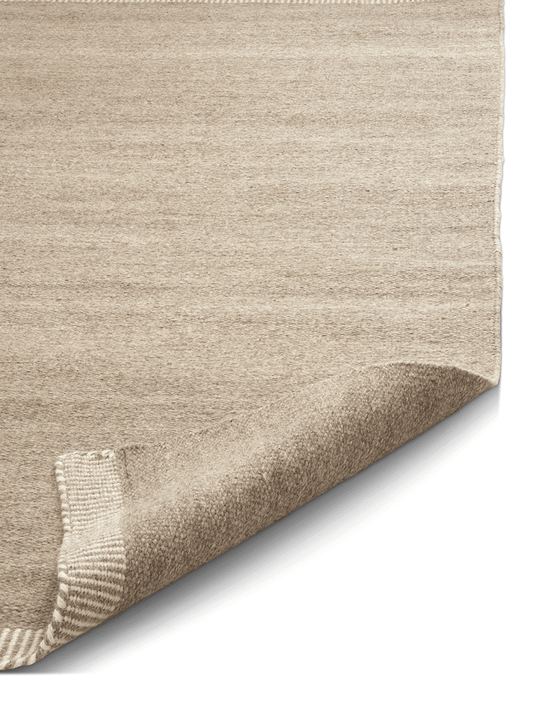 Pure Wool Rug Natural Beige