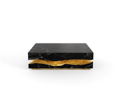 Quarry Nero Marquina Marble Center Table