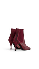 Heeled Chelsea Boots In Mesh