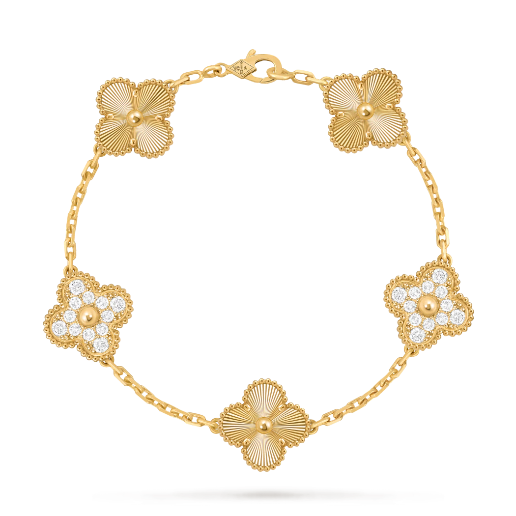 Vintage Alhambra Bracelet, 5 Motifs