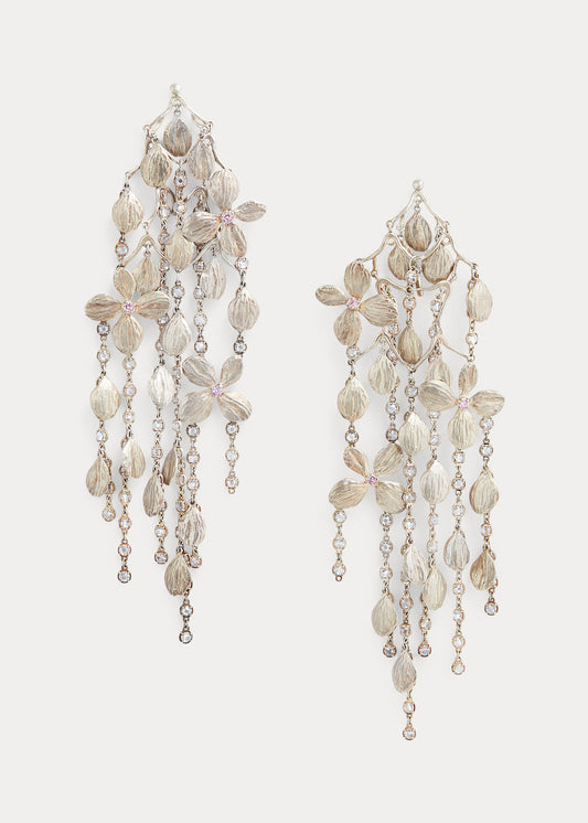 Hydrangea Chandelier Earrings