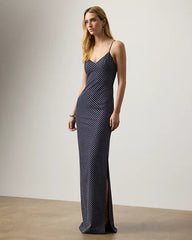 Caitlin Sequined Trench Evening Dress