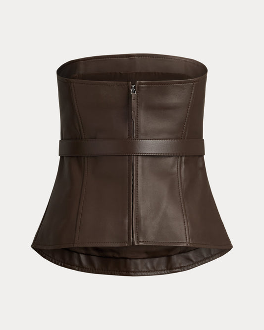 Jenevieve Lambskin Bustier