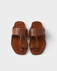 Prada Made In India X Inspired By Kolhapuri Chappal Leather Sandals