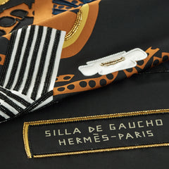 Silla De Gaucho Embroidered Scarf 90
