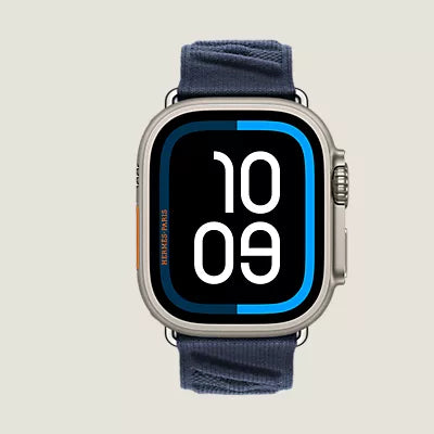 Ultra 3 case & Band Apple Watch Hermès Ultra Single Tour 49 mm En Mer