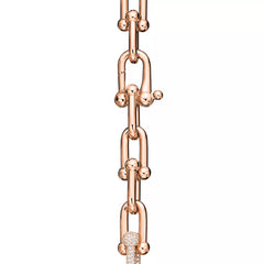 Rose Gold Large Link Bracelet